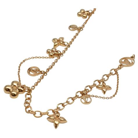 louis vuitton gold flower necklace|louis vuitton necklace blooming.